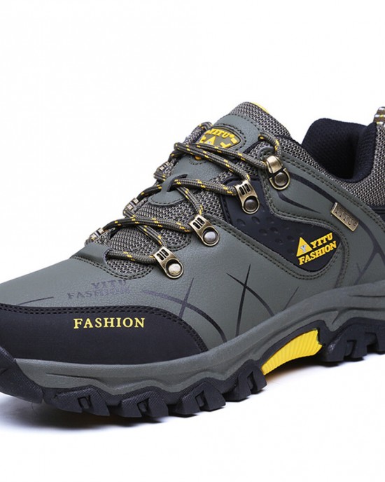 Mountaineering Men’s Shoes Low Top Snow Boots Outdoor Adventure Camping Leisure Hiking Shoes