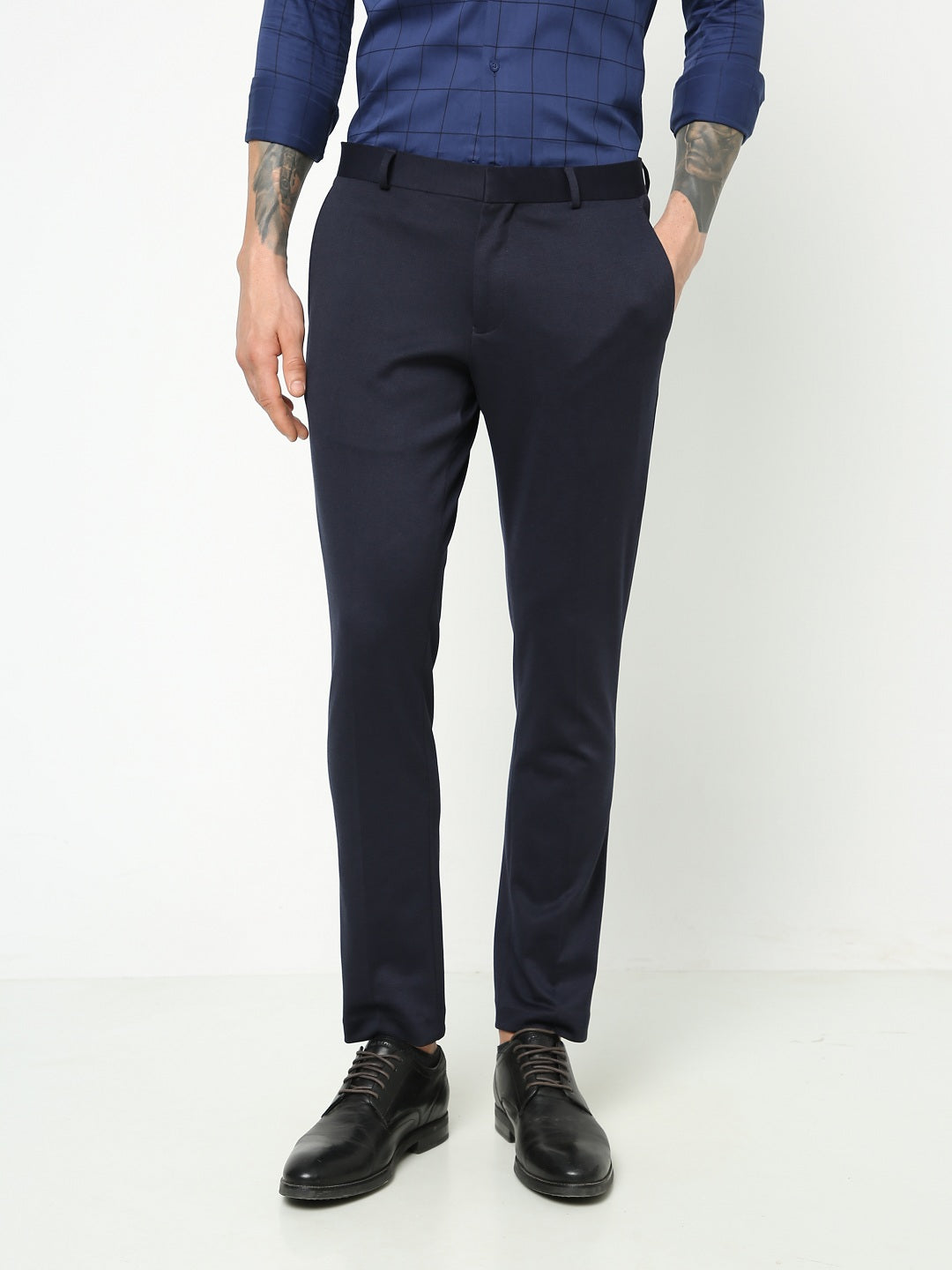 MENS NAVY TROUSER TCT LEWIS
