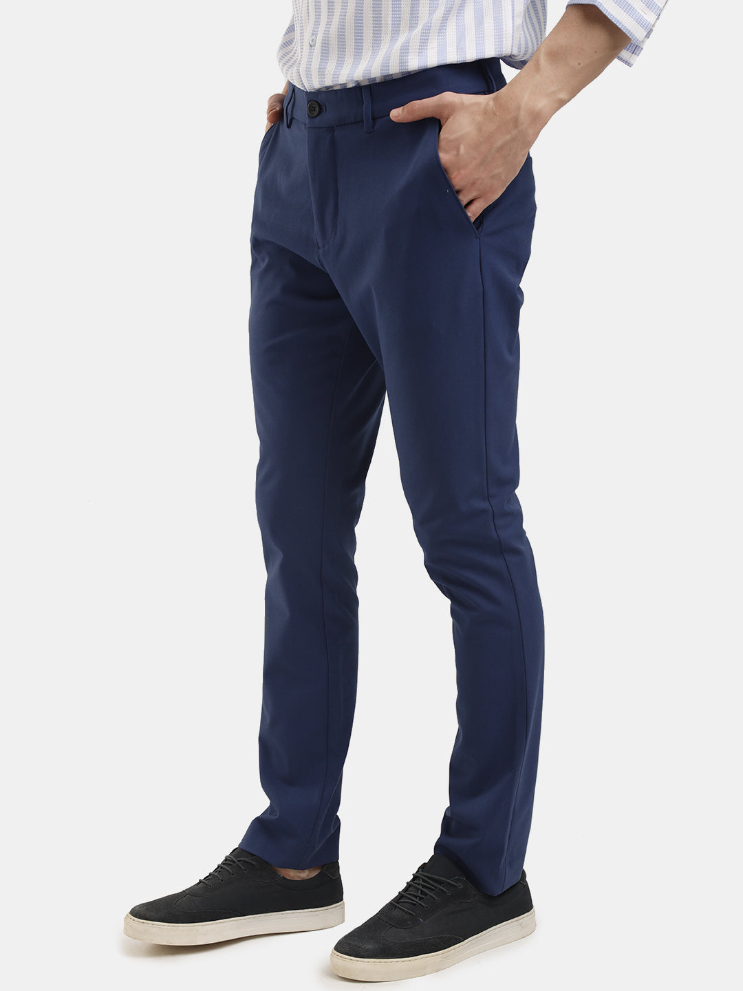 MENS TAAJ LIGHT BLUE TROUSER
