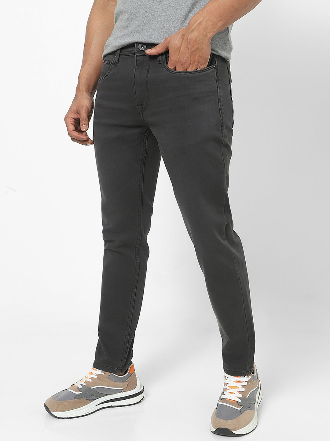 MENS GRAY DENIM TCDN165
