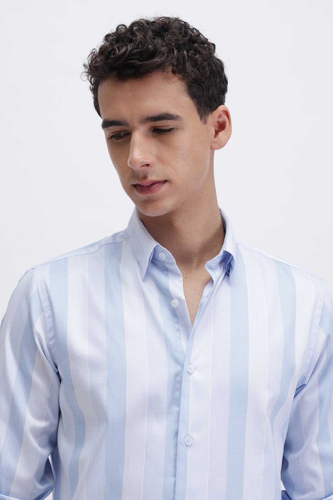 ECHO SKY BLUE STRIPES SHIRT