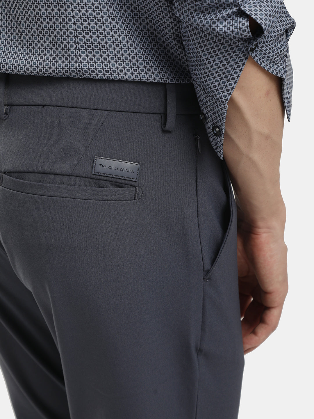 MENS TAAJ CHARCOAL TROUSER