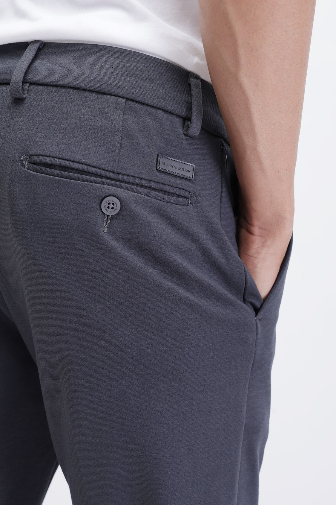 4 WAY STRETCH TROUSER CHARCOAL