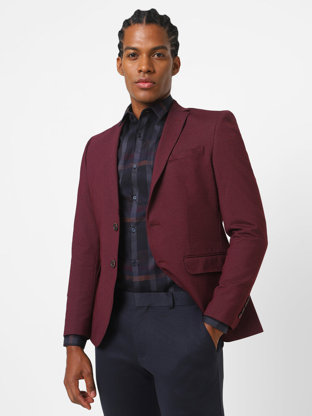 Men's Maroon Blazer TCJ-SETH