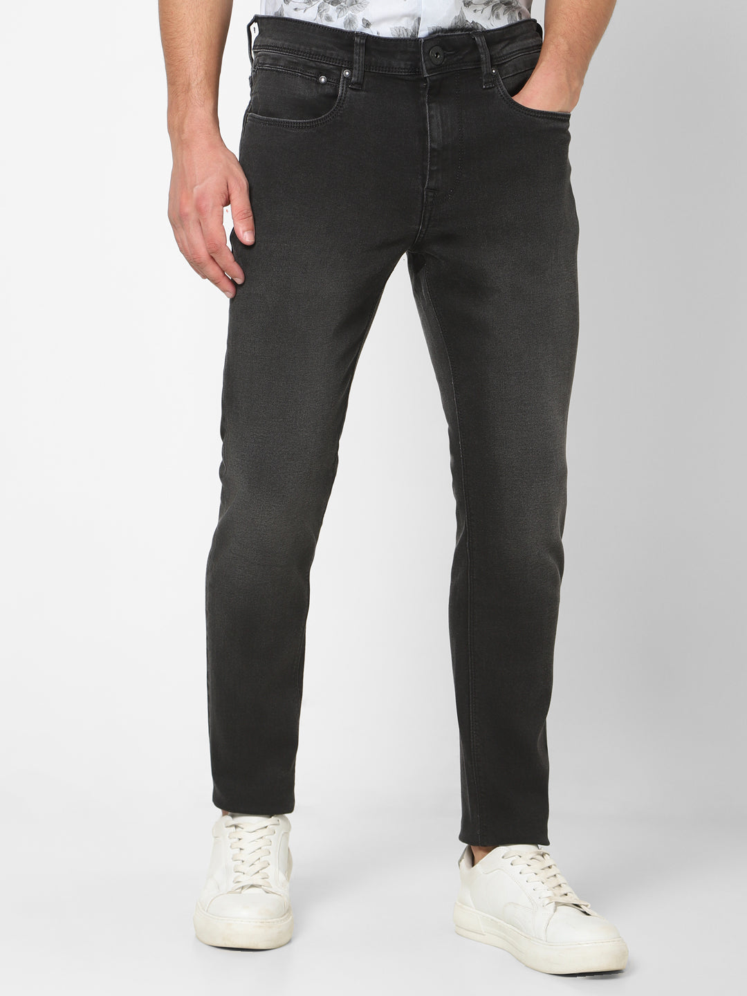 MENS BLACK DENIM TCDN228 1