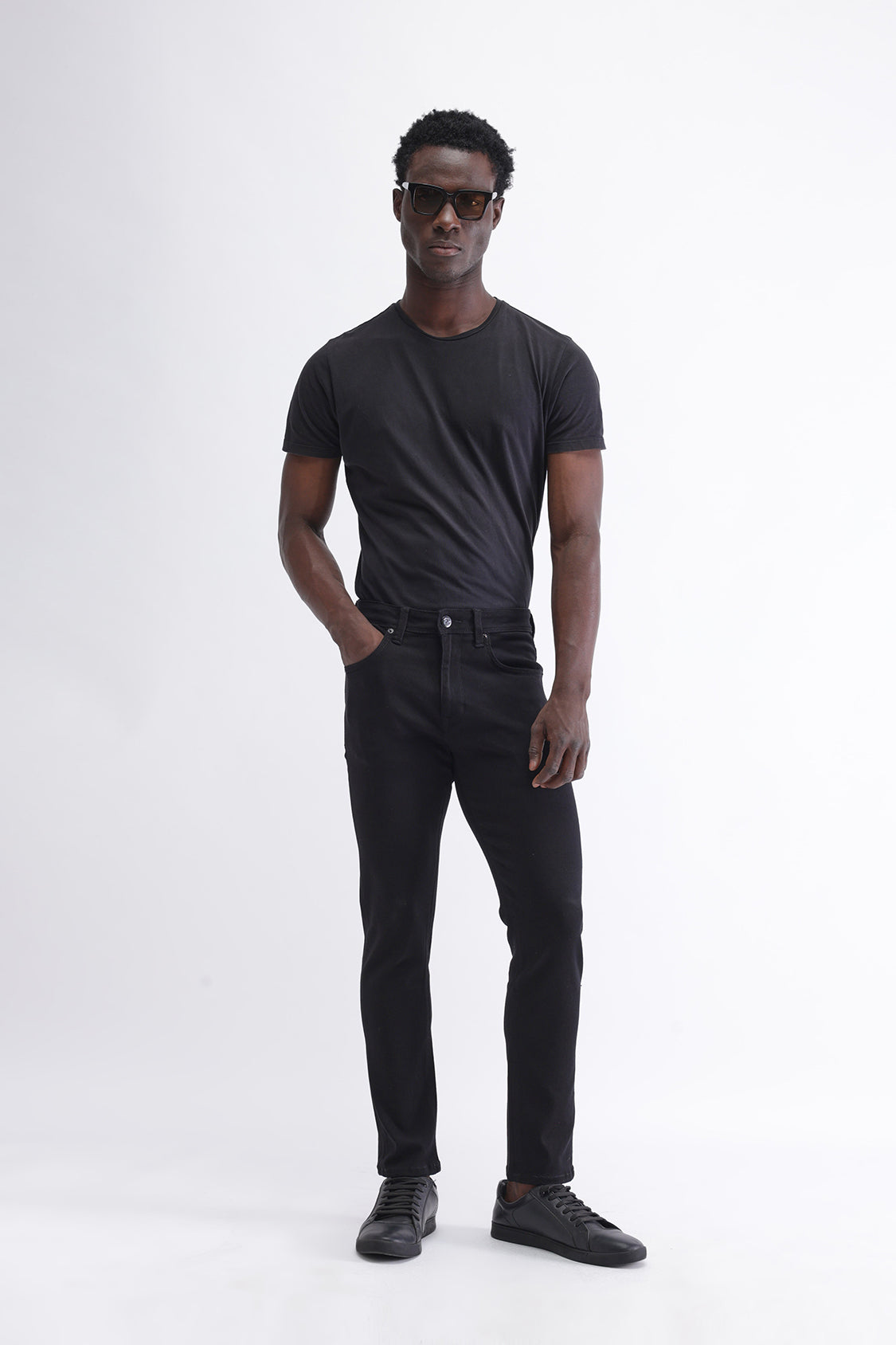 DENZEL BLACK MENS JEANS