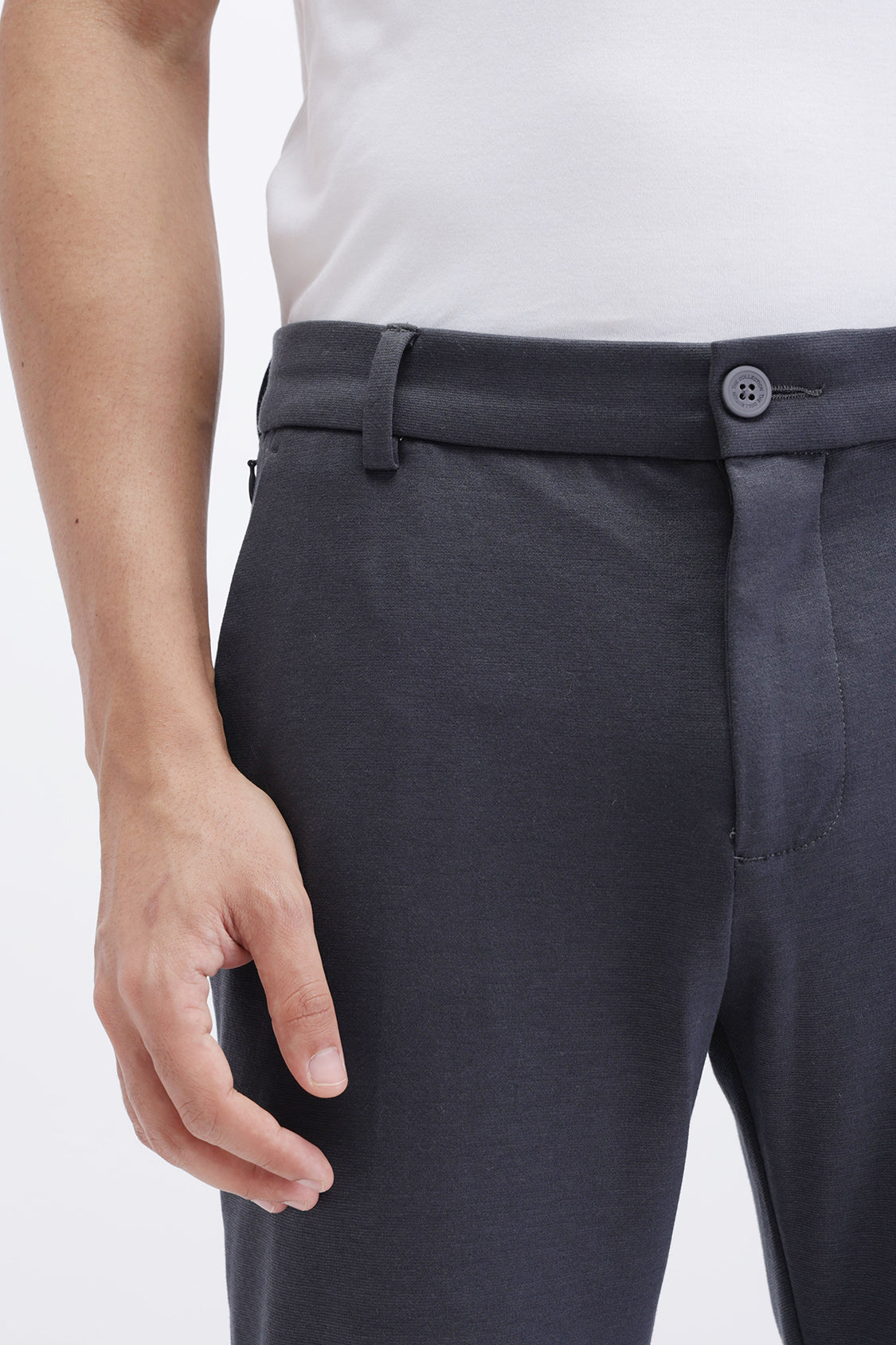 4 WAY STRETCH TROUSER CHARCOAL