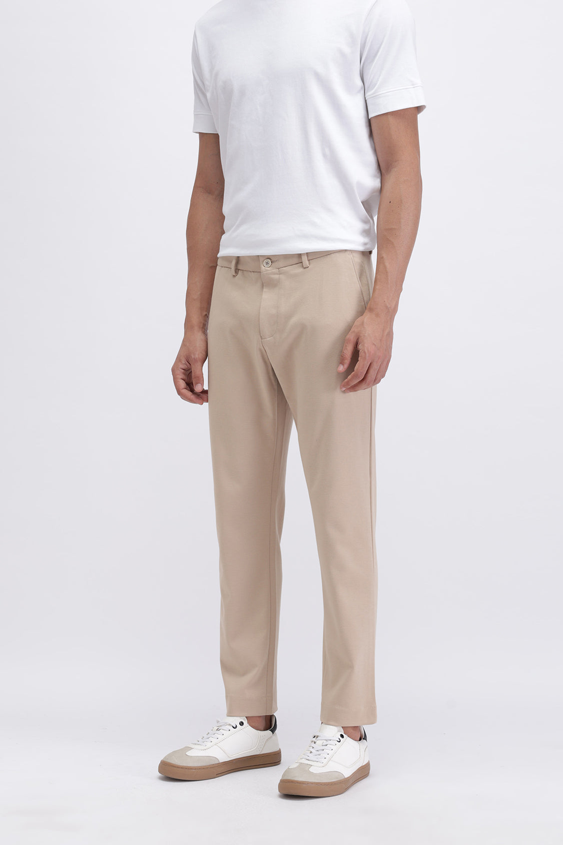 MENS TCT TAELYN BEIGE TROUSER