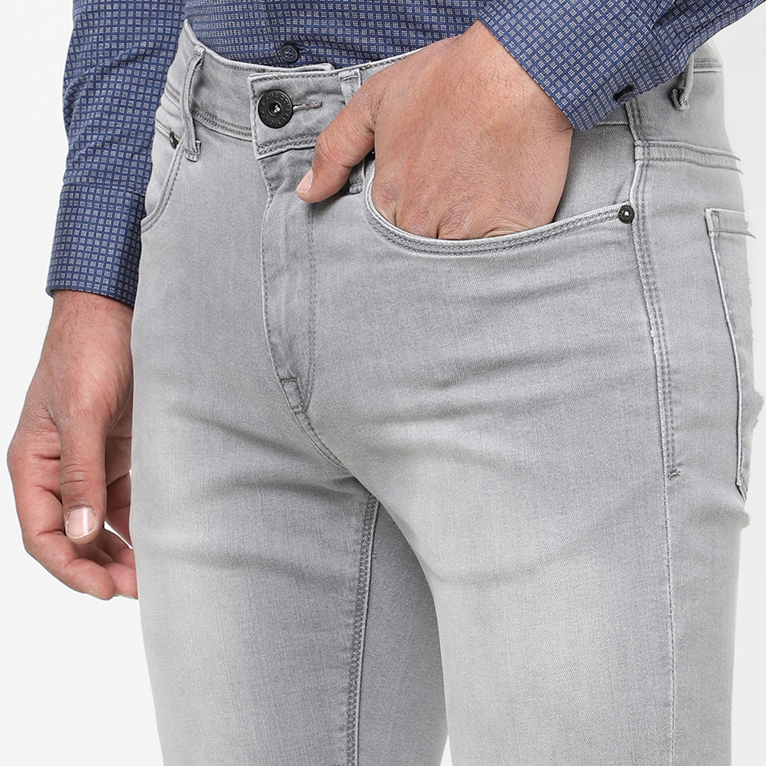 MENS GREY DENIM TCDN231