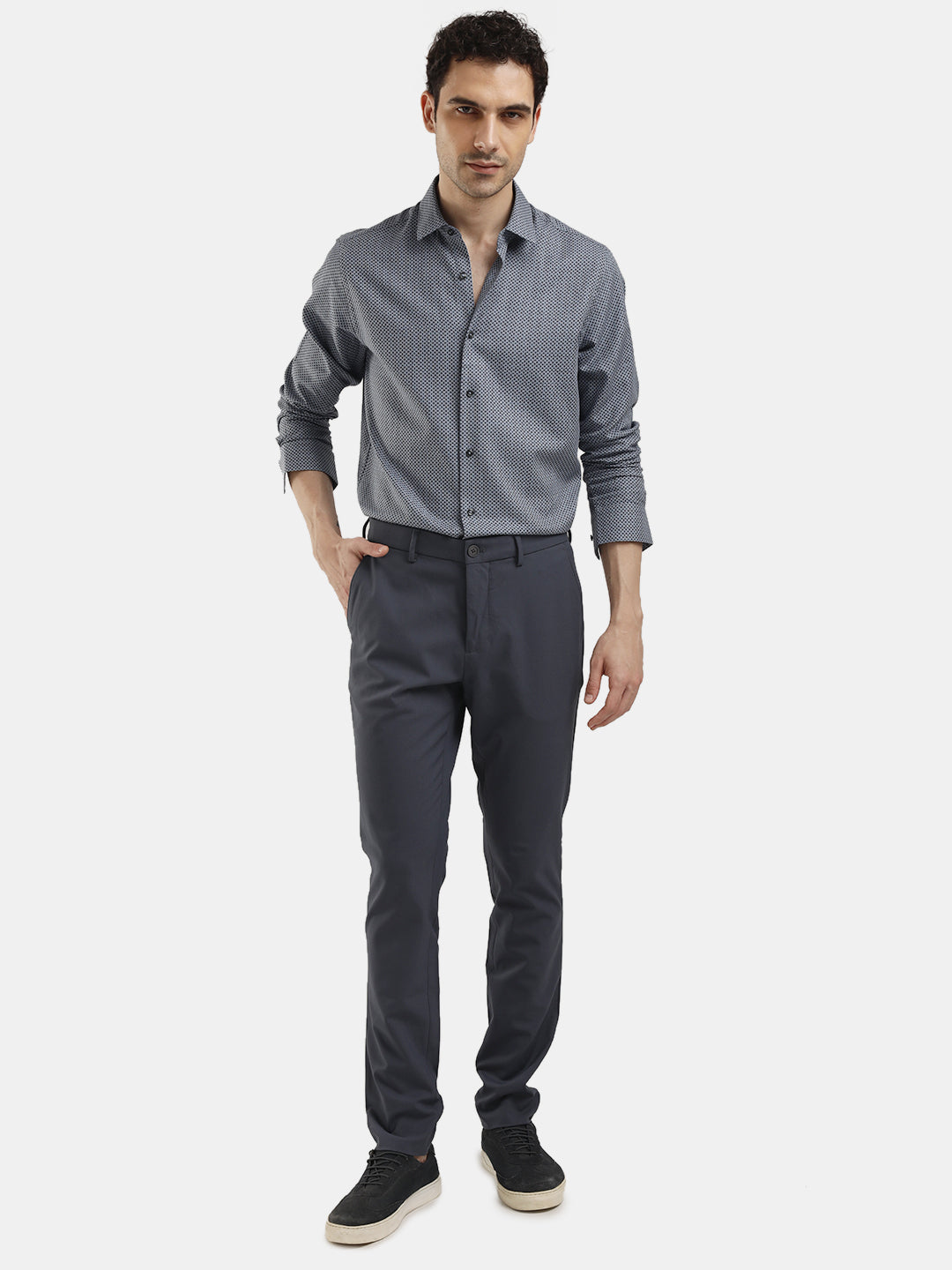 MENS TAAJ CHARCOAL TROUSER