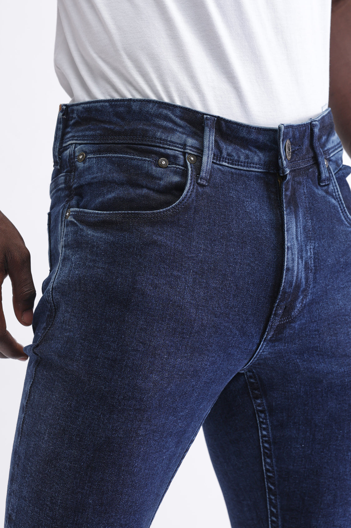 MENS DARK BLUE DENIM TCDN218D 1