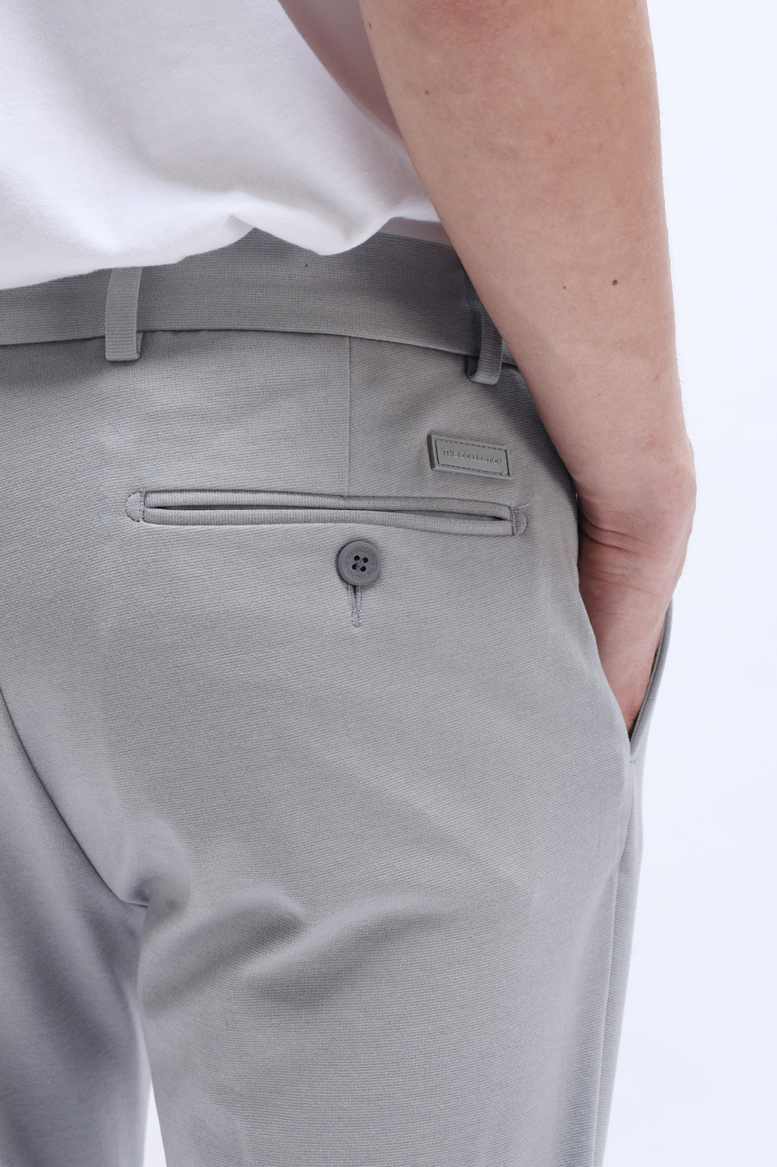 TREASURE SOFT GREY MENS TROUSER
