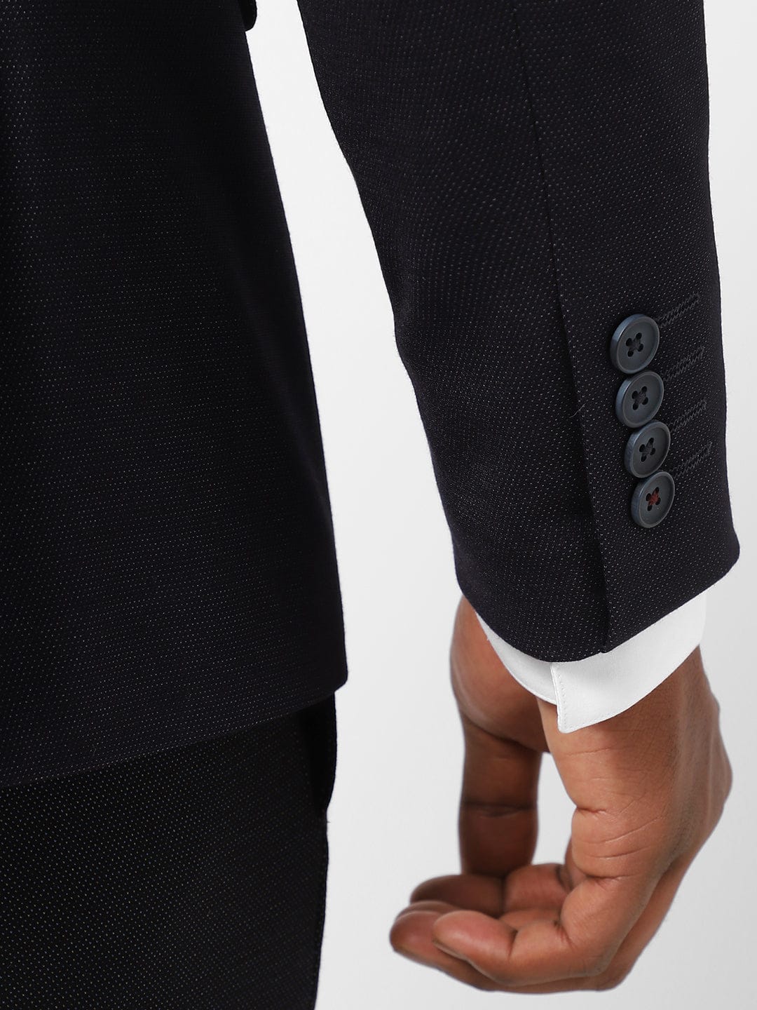 Men's Navy Blue Blazer TCJ46452