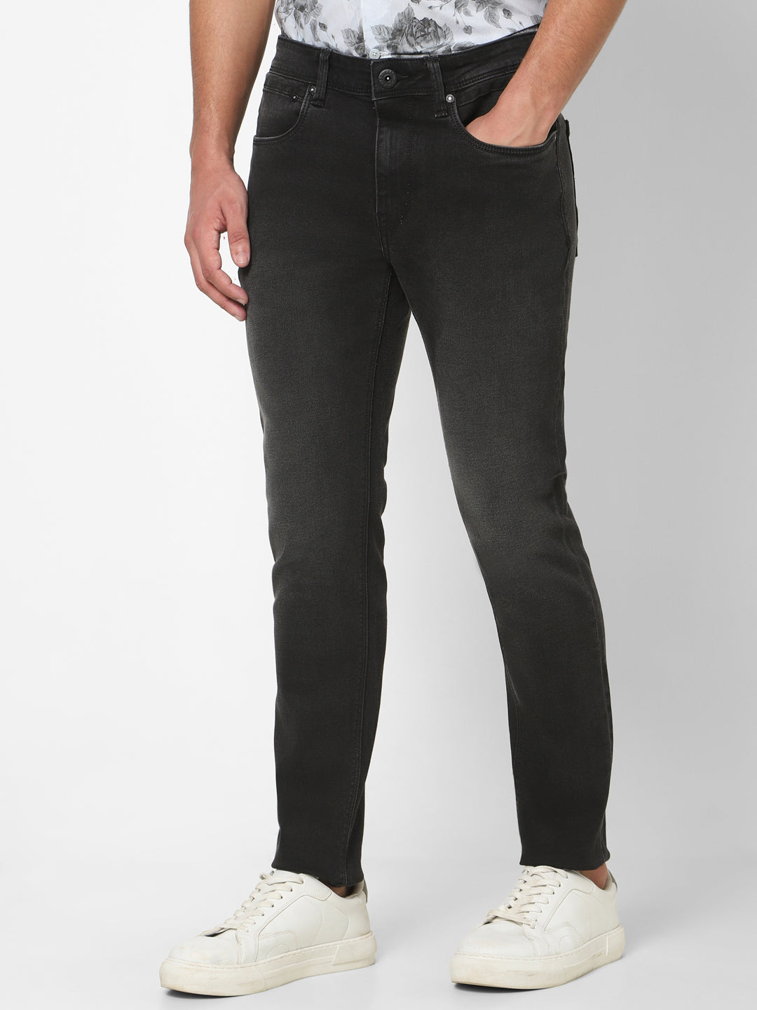 MENS BLACK DENIM TCDN228 1