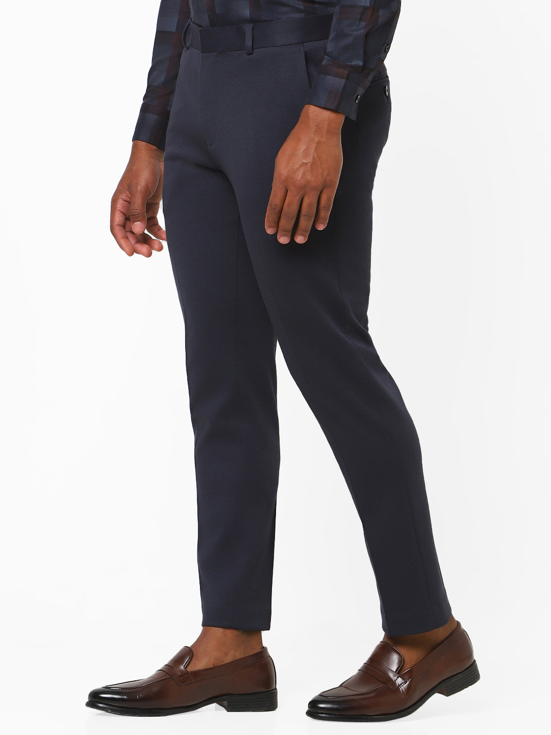 MENS NAVY BLUE TROUSER TCT ALBERTO