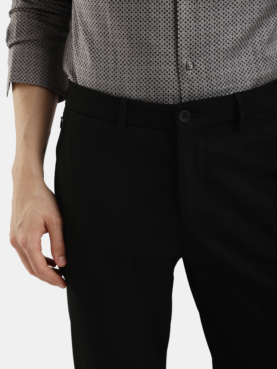 MENS TEMP BLACK TROUSER