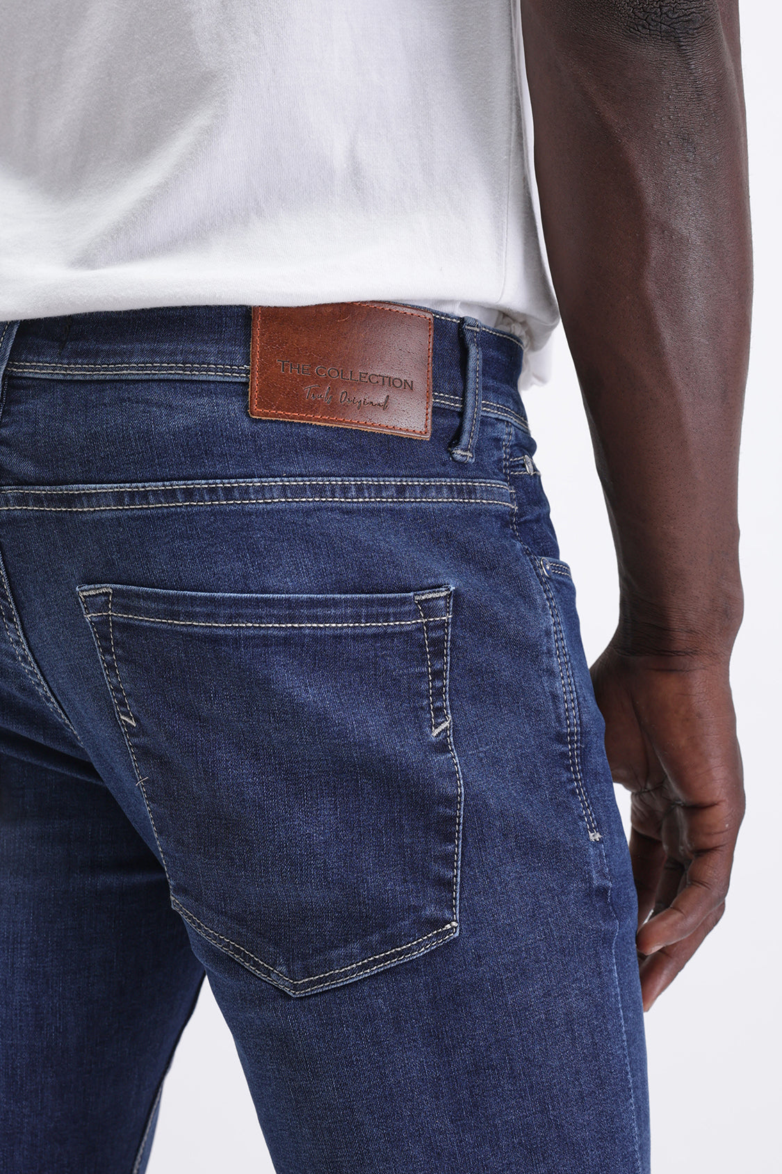 TCDN220A MEDIUM BLUE MENS JEANS