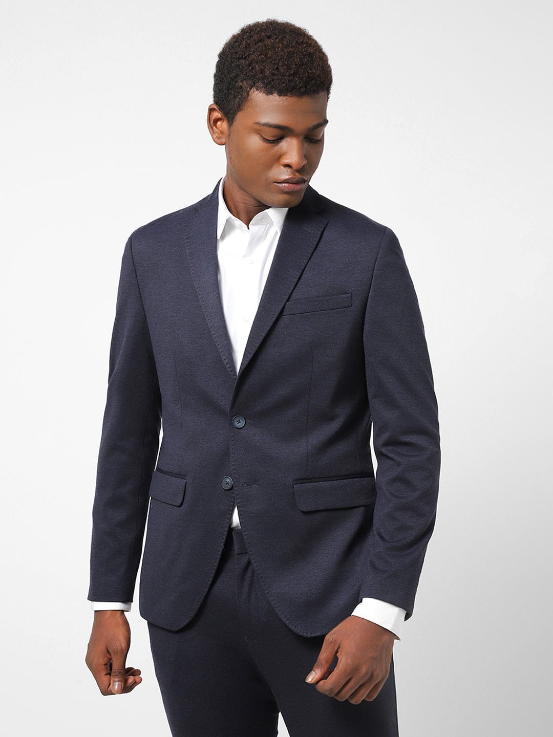 Men's Navy Blazer TCJ46459