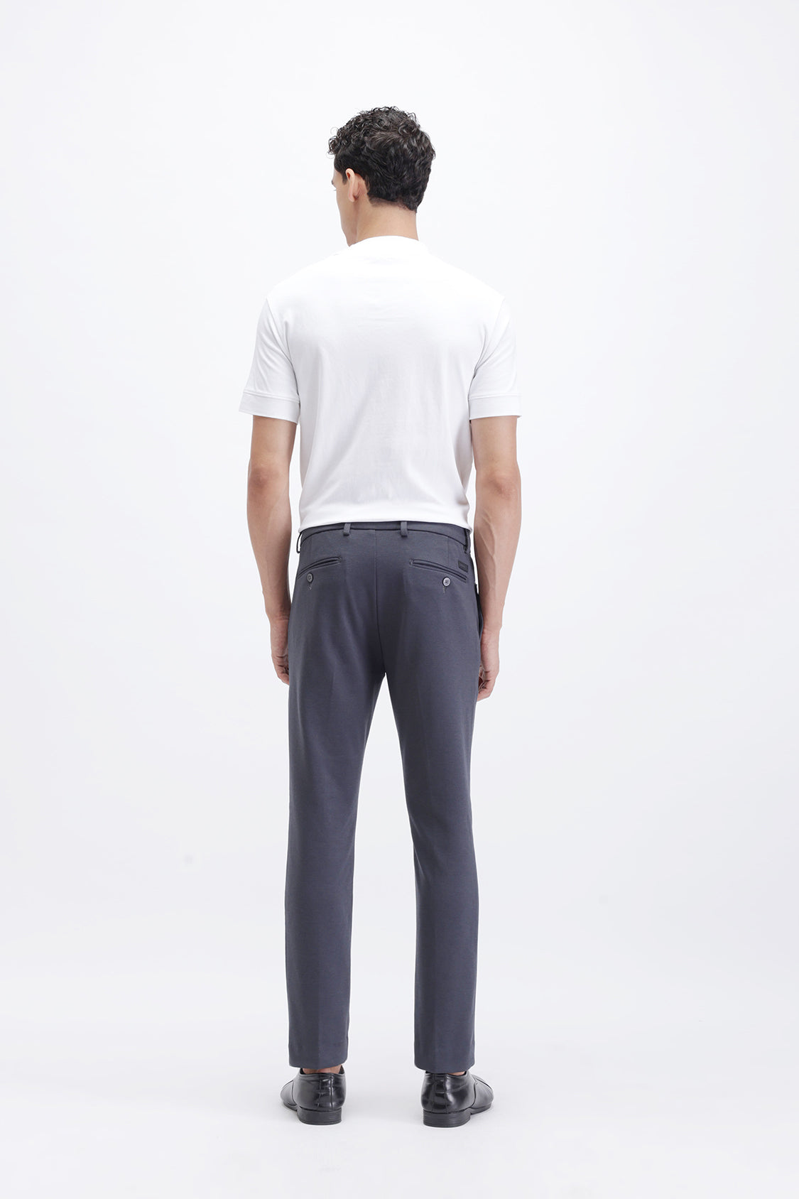 4 WAY STRETCH TROUSER CHARCOAL