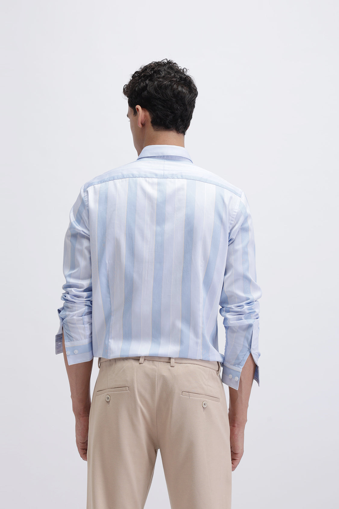 ECHO SKY BLUE STRIPES SHIRT
