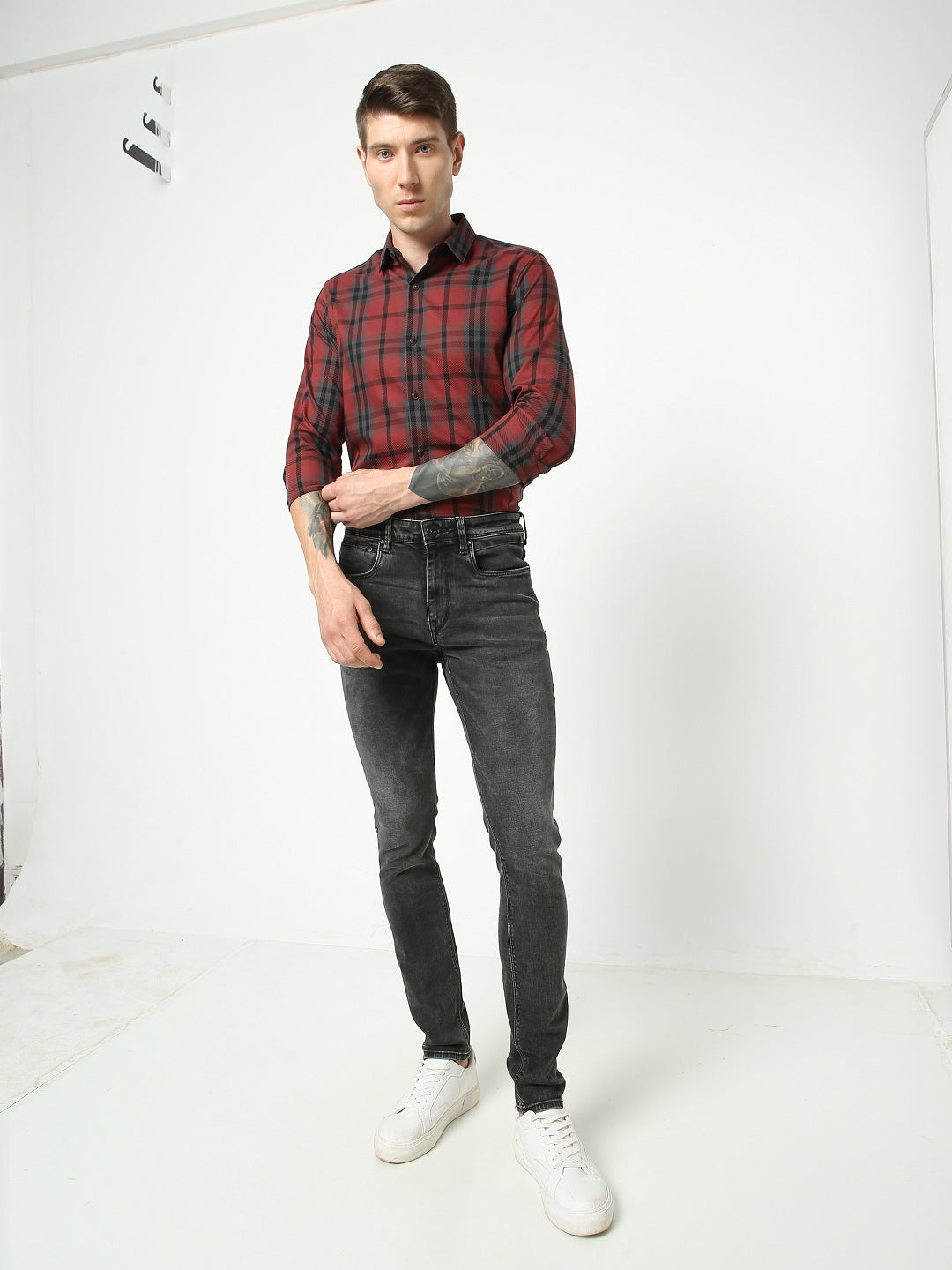 MENS LIGHT BLACK DENIM TCDN228A