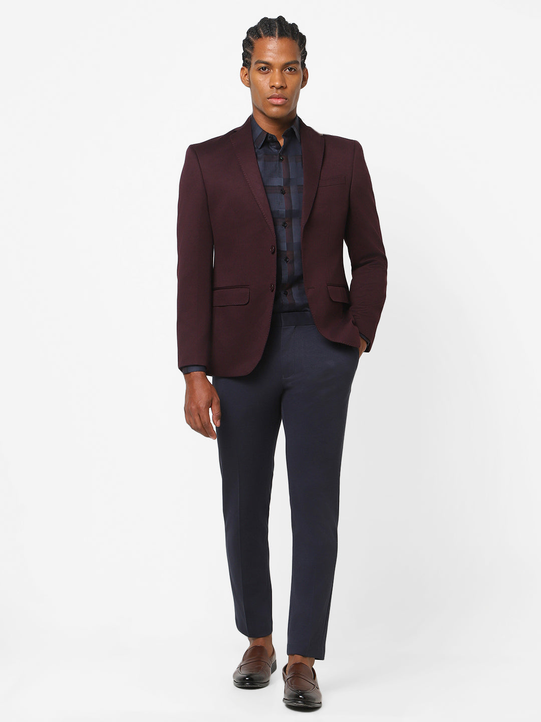 Men's Maroon Blazer TCJ-RAMON