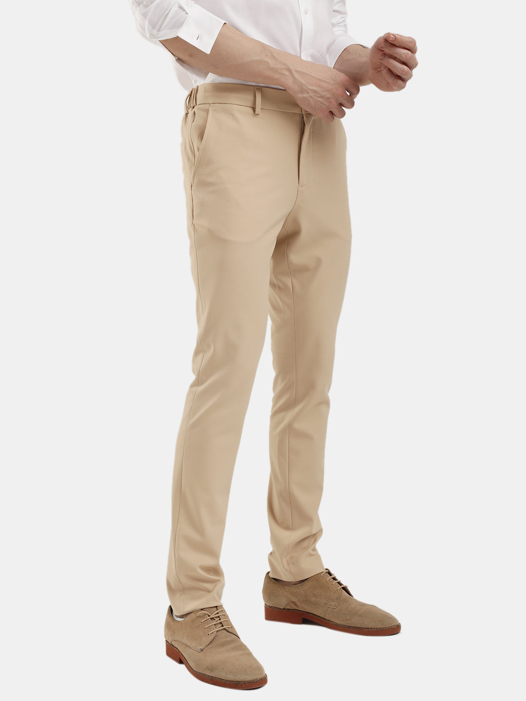 MENS TRAVIS LIGHT BEIGE TROUSER