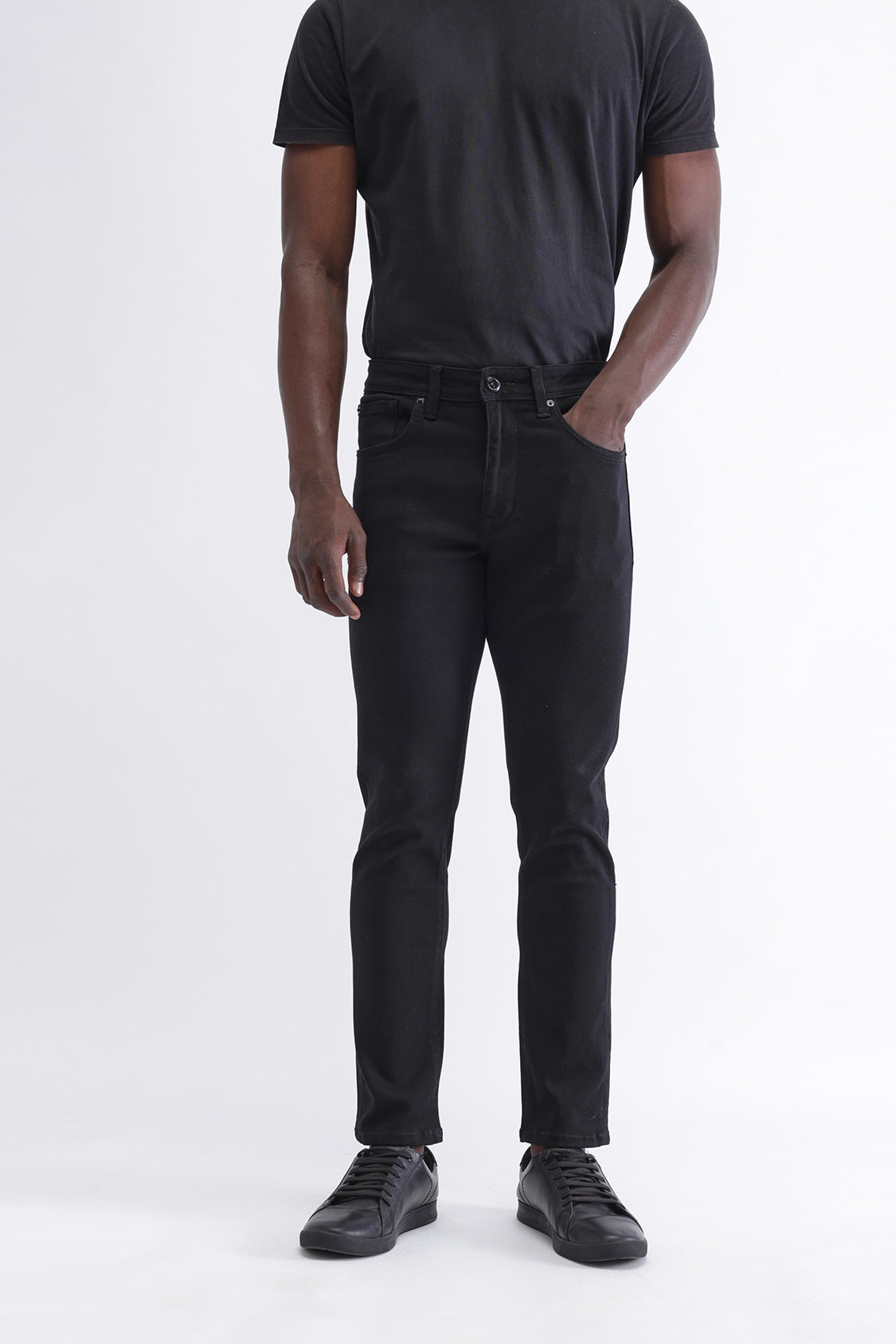 DENZEL BLACK MENS JEANS