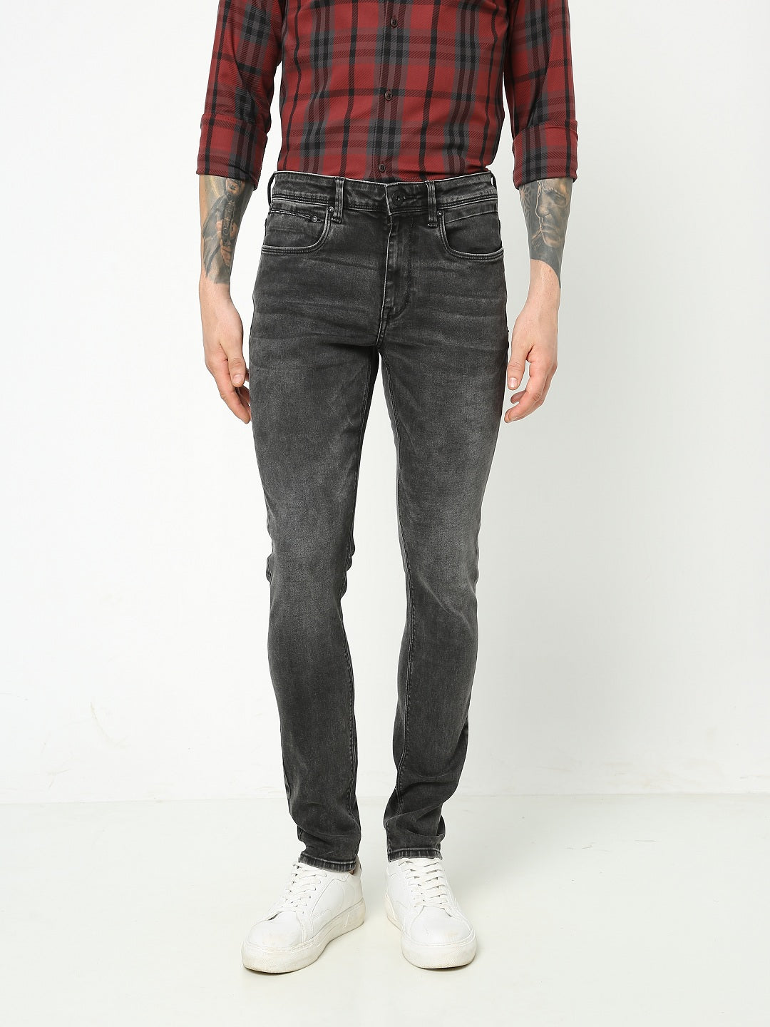 MENS LIGHT BLACK DENIM TCDN228A
