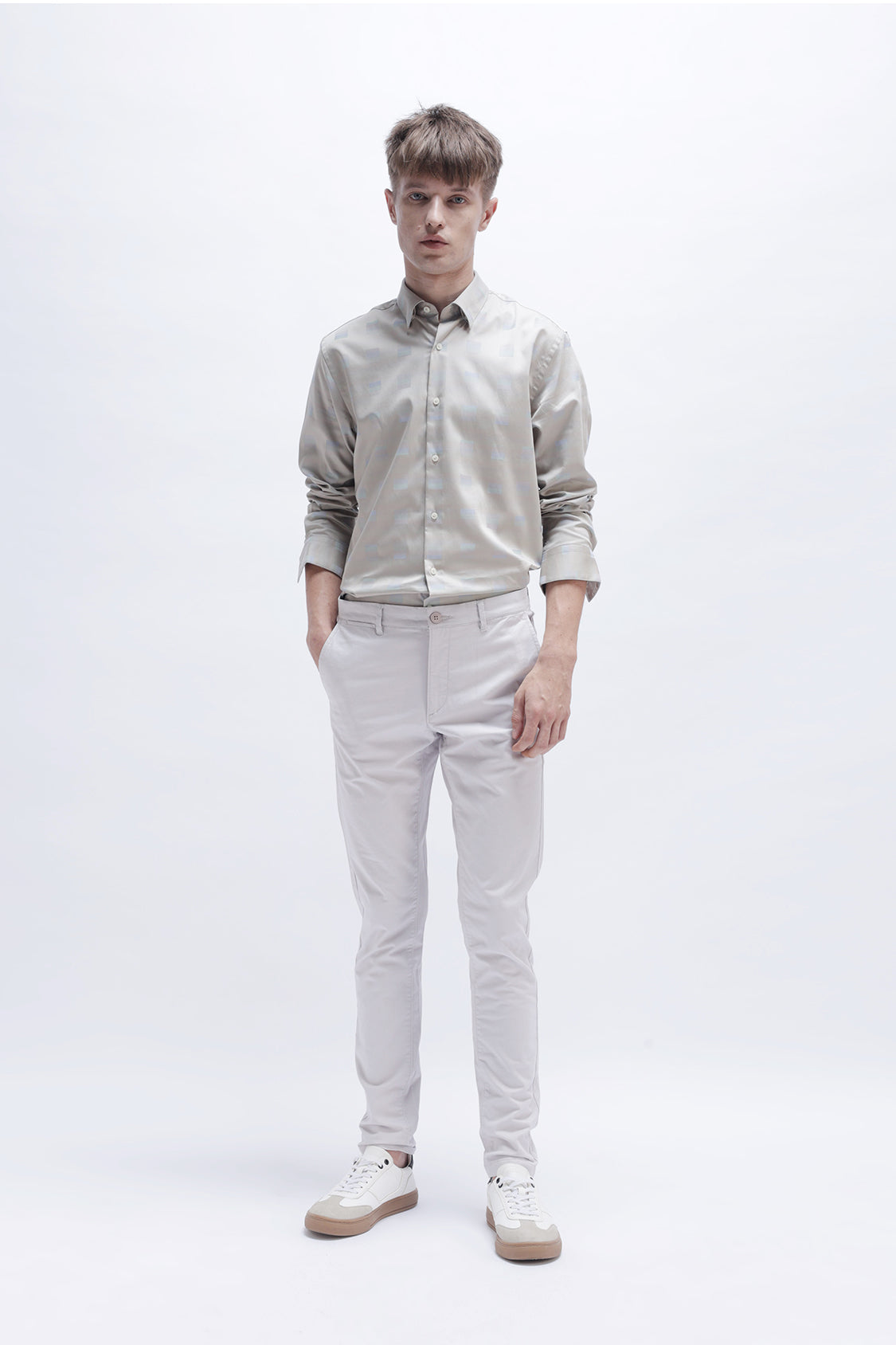 TREVOR LT BEIGE SHIRT