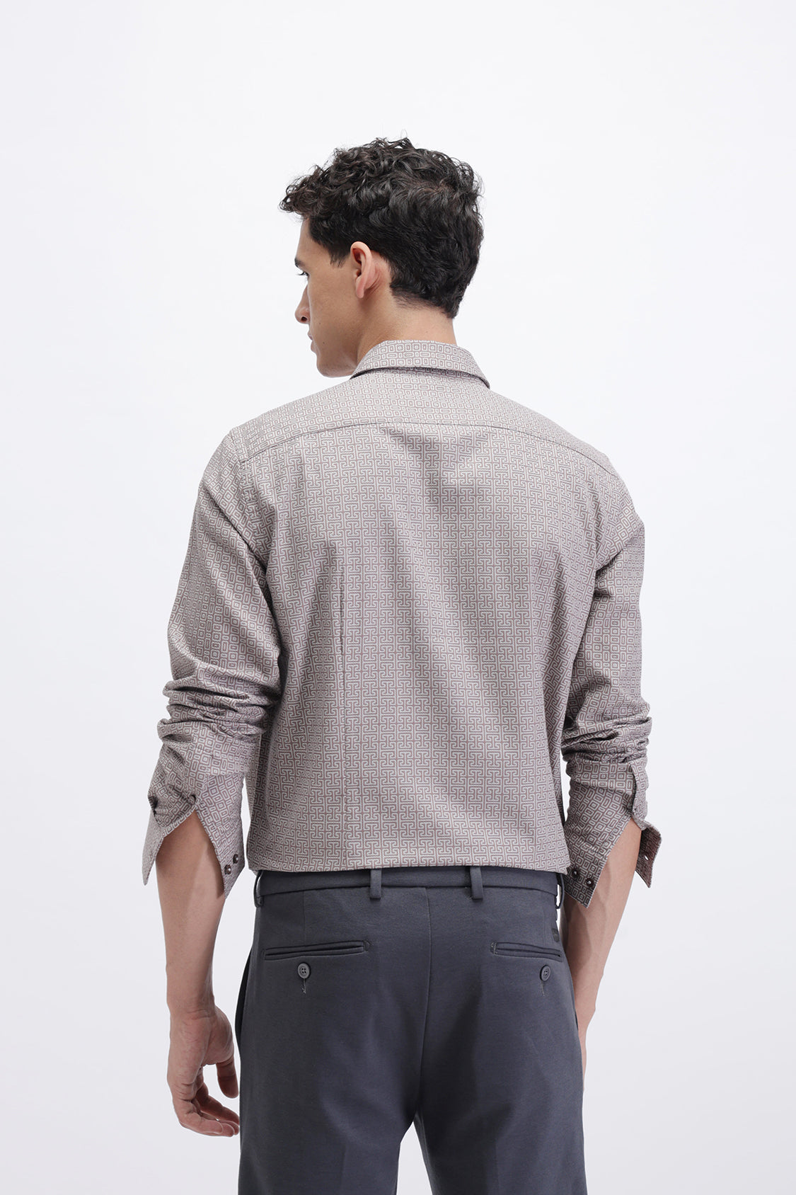 CRYO COGNAC BROWN SHIRT