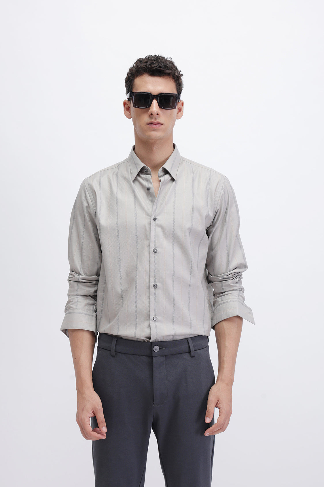 SLIM FIT STRIPED SHIRT