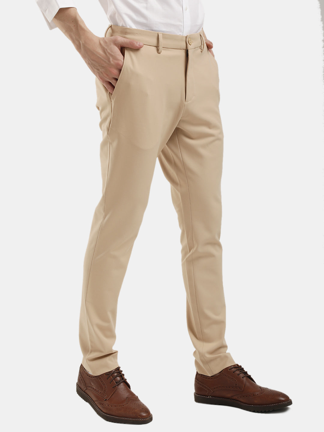 MENS TEMP LIGHT BEIGE TROUSER