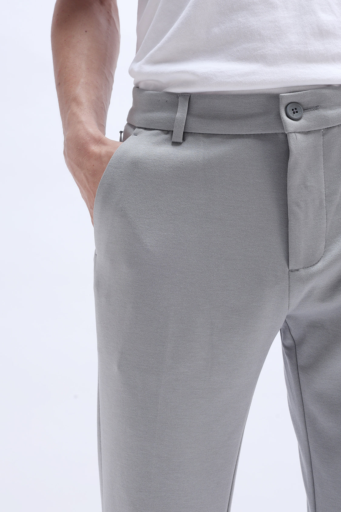 TREASURE SOFT GREY MENS TROUSER