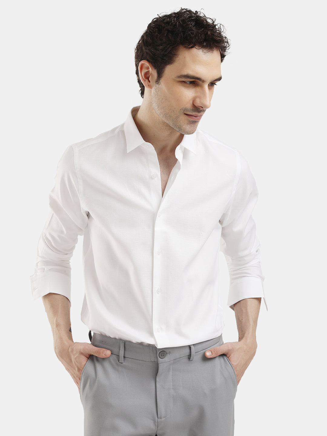 WALKER MENS SHIRT WHITE