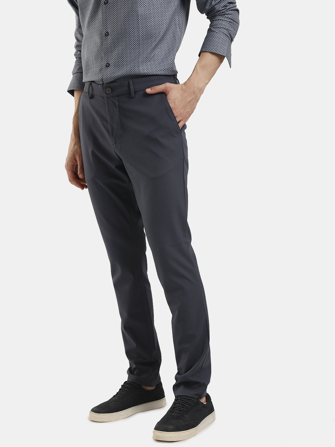 MENS TAAJ CHARCOAL TROUSER