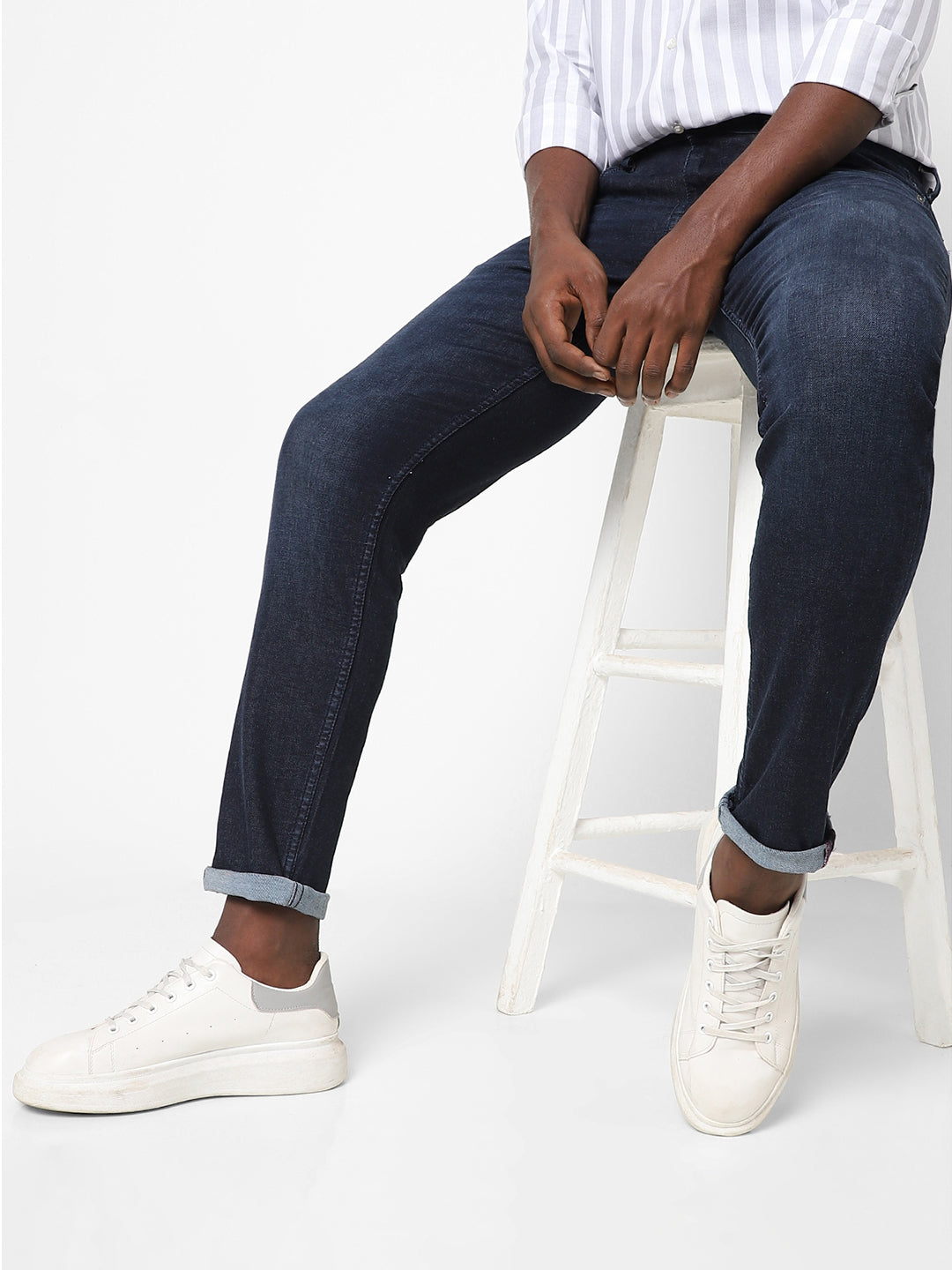 MENS DARK BLUE DENIM TCDN213B 1