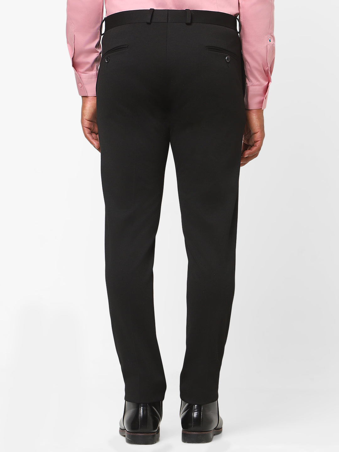 MENS BLACK TROUSER TCT GLEN