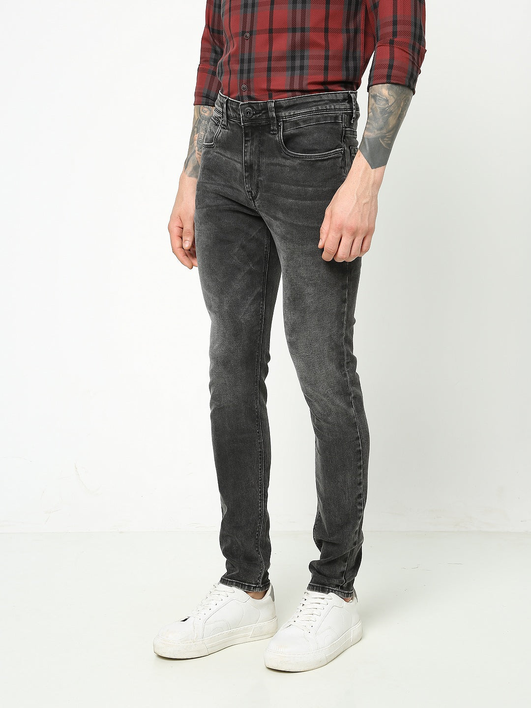MENS LIGHT BLACK DENIM TCDN228A