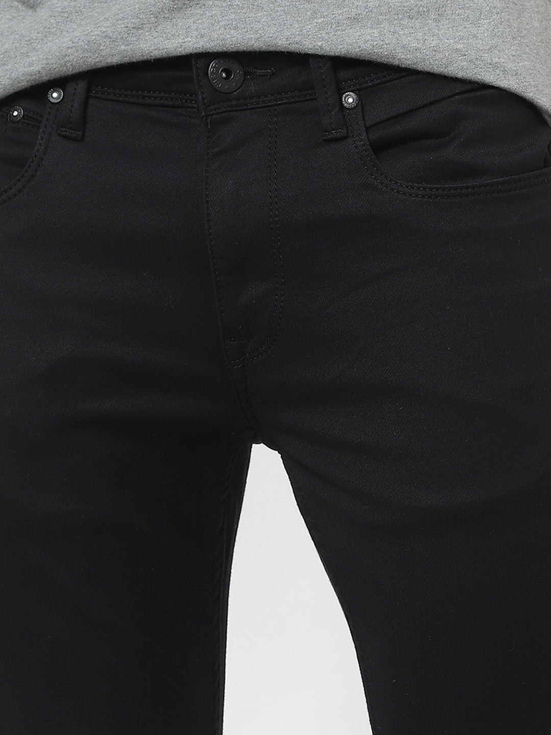 MENS BLACK DENIM TCDN186