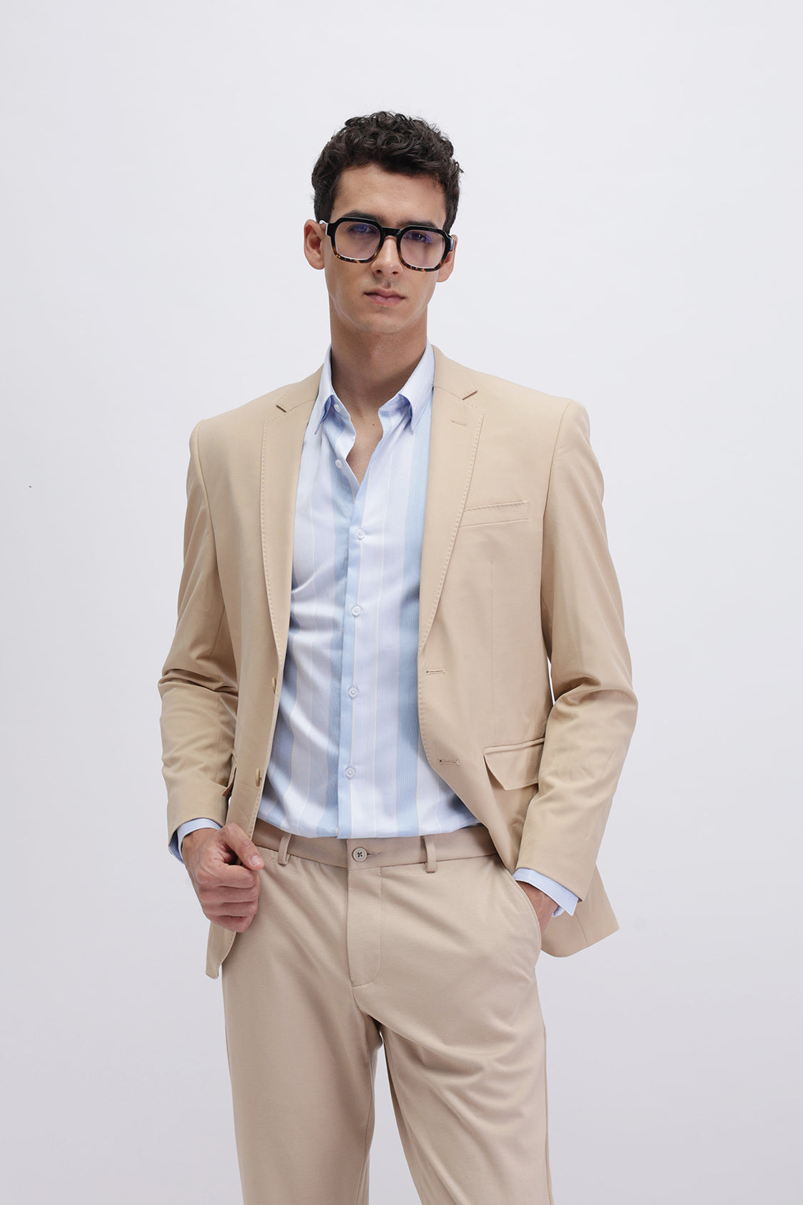 ECHO SKY BLUE STRIPES SHIRT