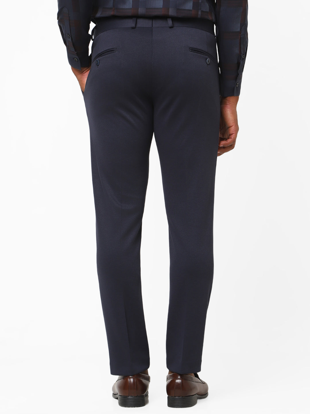 MENS NAVY BLUE TROUSER TCT ALBERTO