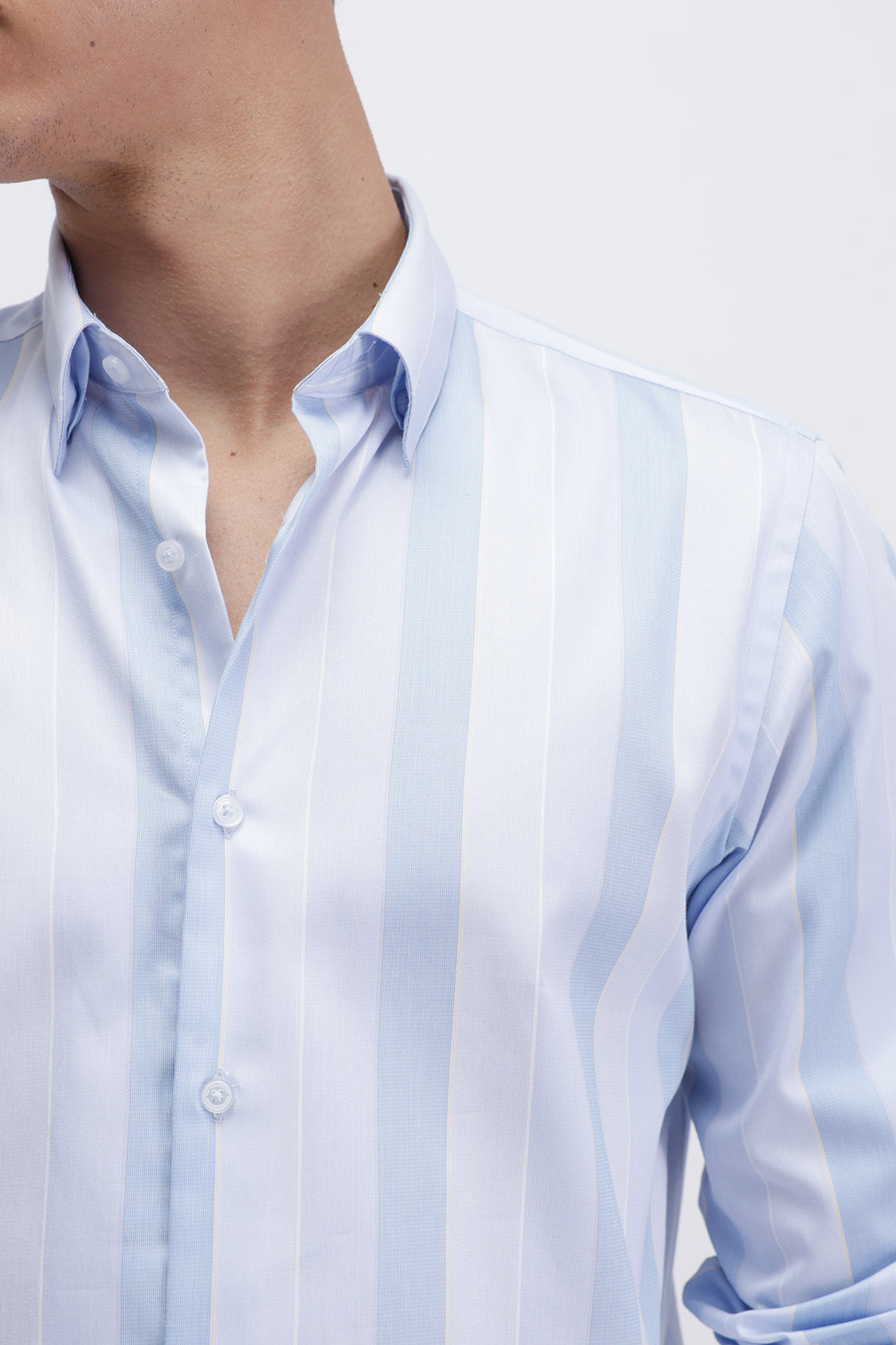 ECHO SKY BLUE STRIPES SHIRT