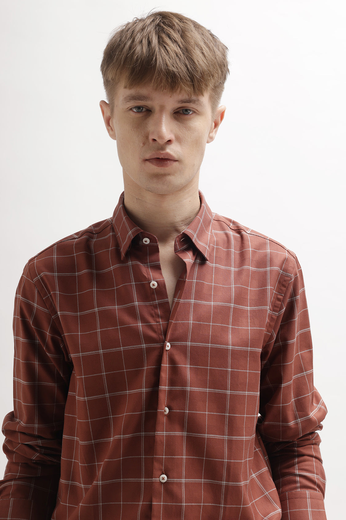 JEWEL BRICK CHECKS SHIRT