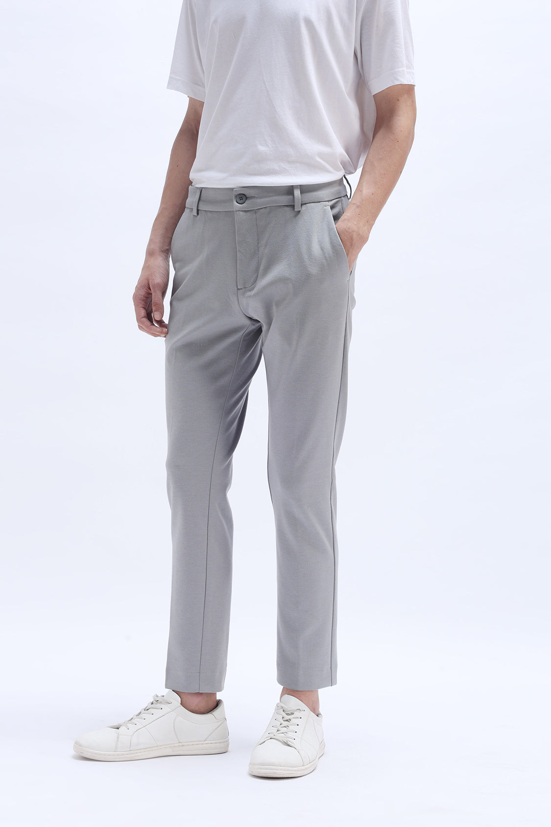 TREASURE SOFT GREY MENS TROUSER