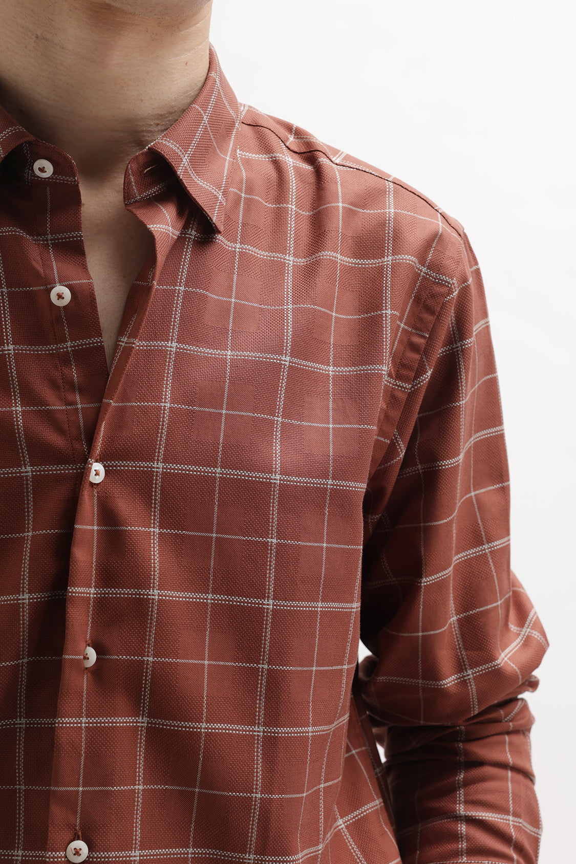 JEWEL BRICK CHECKS SHIRT