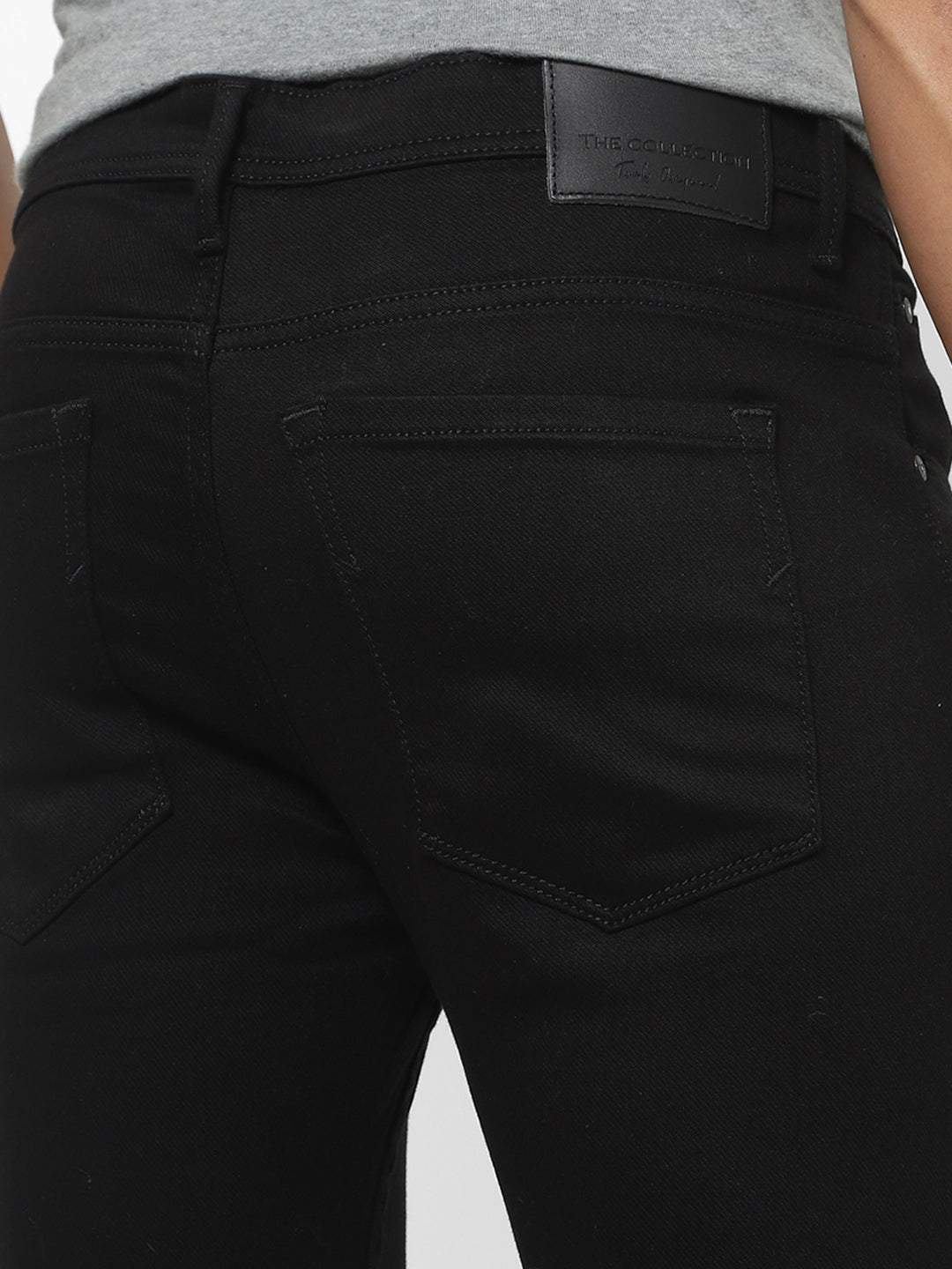 MENS BLACK DENIM TCDN195