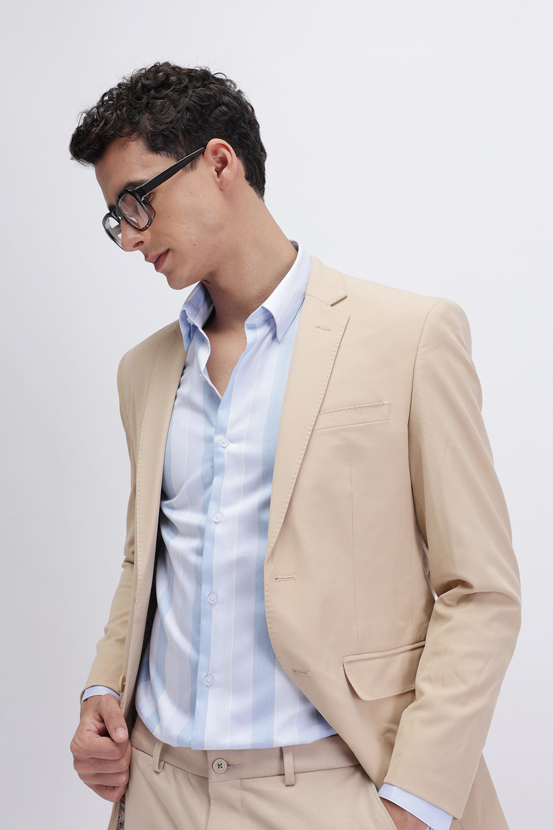 ECHO SKY BLUE STRIPES SHIRT