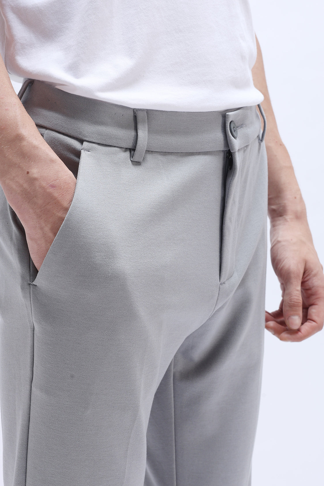 TREASURE SOFT GREY MENS TROUSER