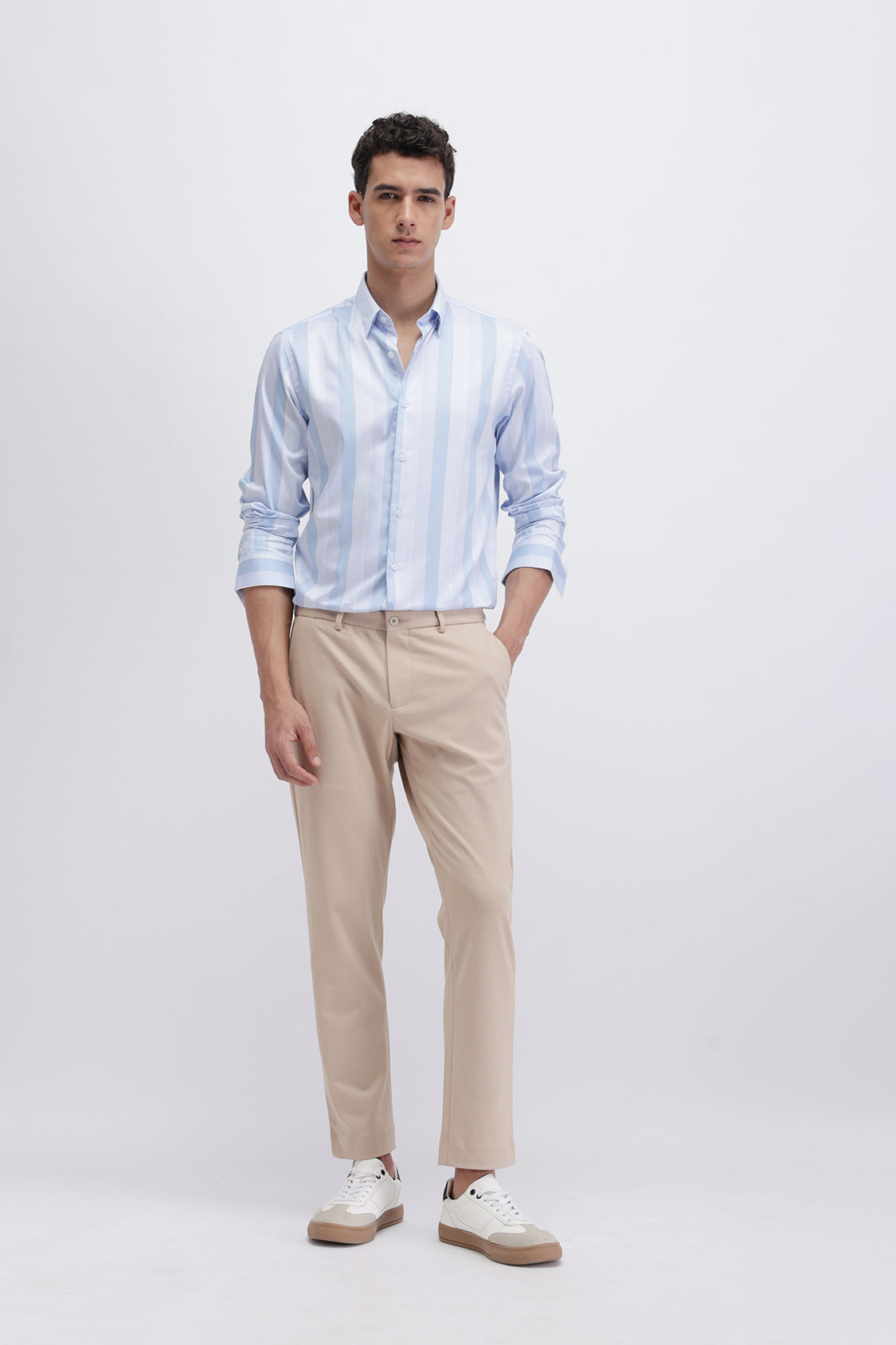 ECHO SKY BLUE STRIPES SHIRT